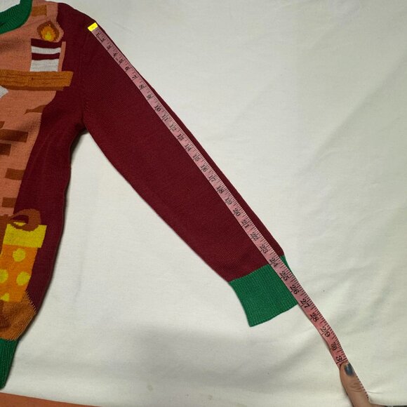 H&M Ugly Christmas chimney Knit Sweater M - Picture 9 of 13